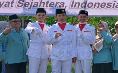 Semarak Upacara Pengibaran Bendera HUT RI ke-80 di Lapangan Rejosari Wonodadi Blitar